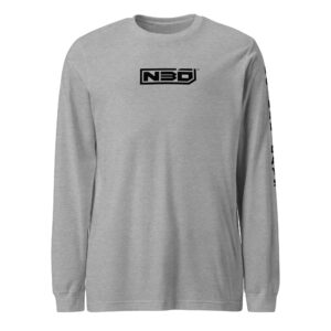 NBD Unisex Long Sleeve Tee - Black Text
