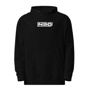 NBD Unisex Midweight Hoodie - White Text