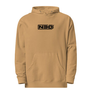 NBD Unisex Midweight Hoodie - Black Text