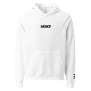 NBD Unisex Embroidered Hoodie - White
